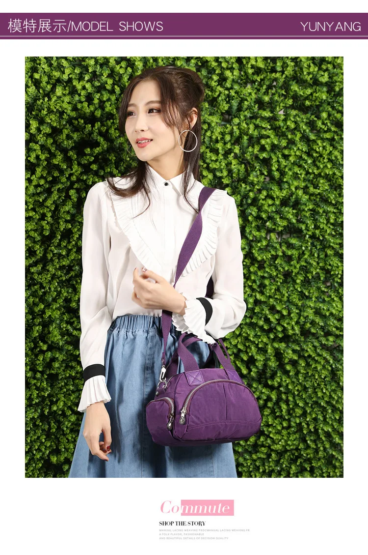 Водонепроницаемая Корейская Сумка-тоут Oxford, нейлоновая сумка на плечо, женская сумка большой емкости, женские сумки для покупок