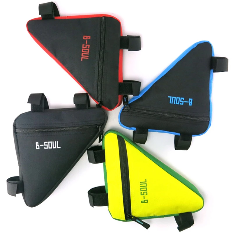 Bicycle Triangle Frame Front Bag Saddle Panniers Cycling Bike Tube Pouch Bag