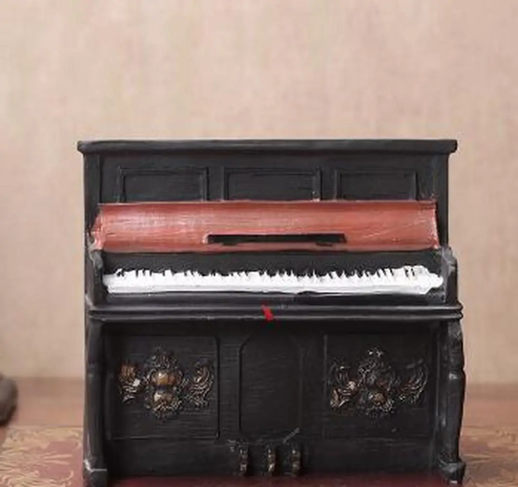 ألف قطعة الرجعية الراتنج نموذج عرض الدعائم البلاد الأمريكي خزانة البيانو مقهى نافذة زخارف الحلي AP5251408