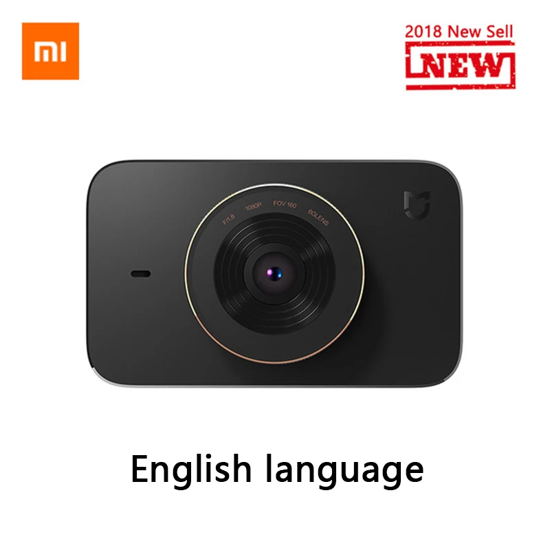 Original Xiaomi Mijia Carcorder Smart DVR Car Driving Recorder F1.8 1080P 160 Degree Wide Angle 3 Inch HD Screen Portable