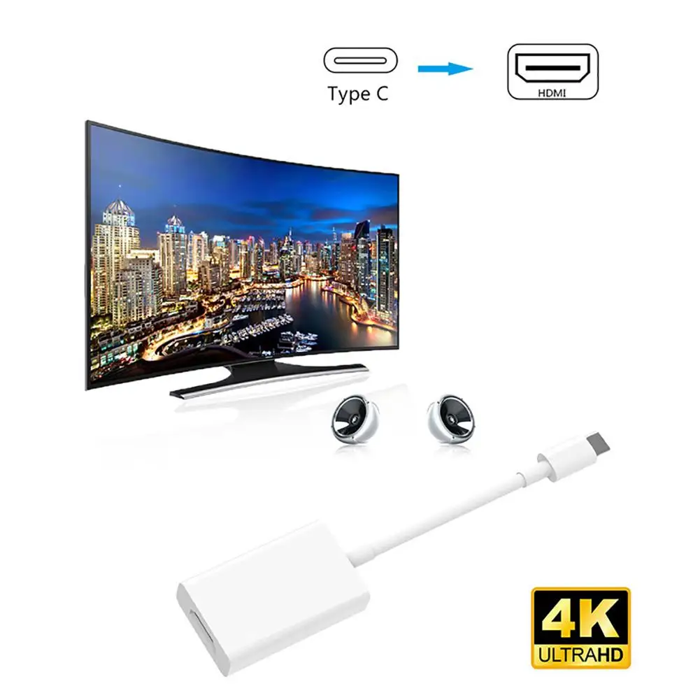 

POP USB 3.1 Type C Male to HDMI Female Adapter Converter Cable for MacBook Samsung