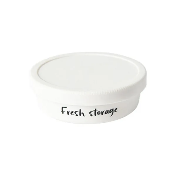 white style 1 Пластиковая банка для хранения продуктов, кухонные закрытые бутылки для хранения, банки с крышкой, конфетные гайки, для хранения закусок, черный белый контейнер, коробка 1 шт - Цвет: white style 1