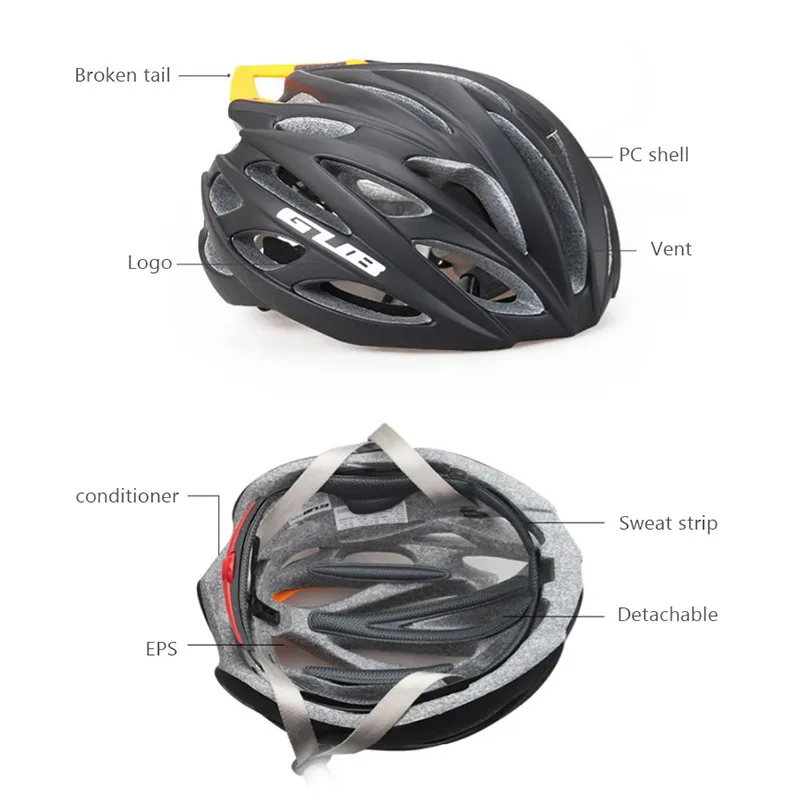 Хит продаж GUB Высокое качество MTB дорожный велосипедный шлем 26 вентиляционных