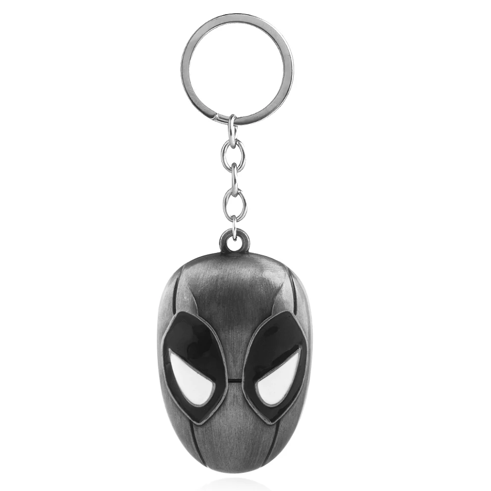 Ретро Веном супергерой брелки винтажный Человек-паук далеко от дома костюм брелок для ключей с логотипом автомобиля для мужчин сувенирные украшения - Цвет: k304-2