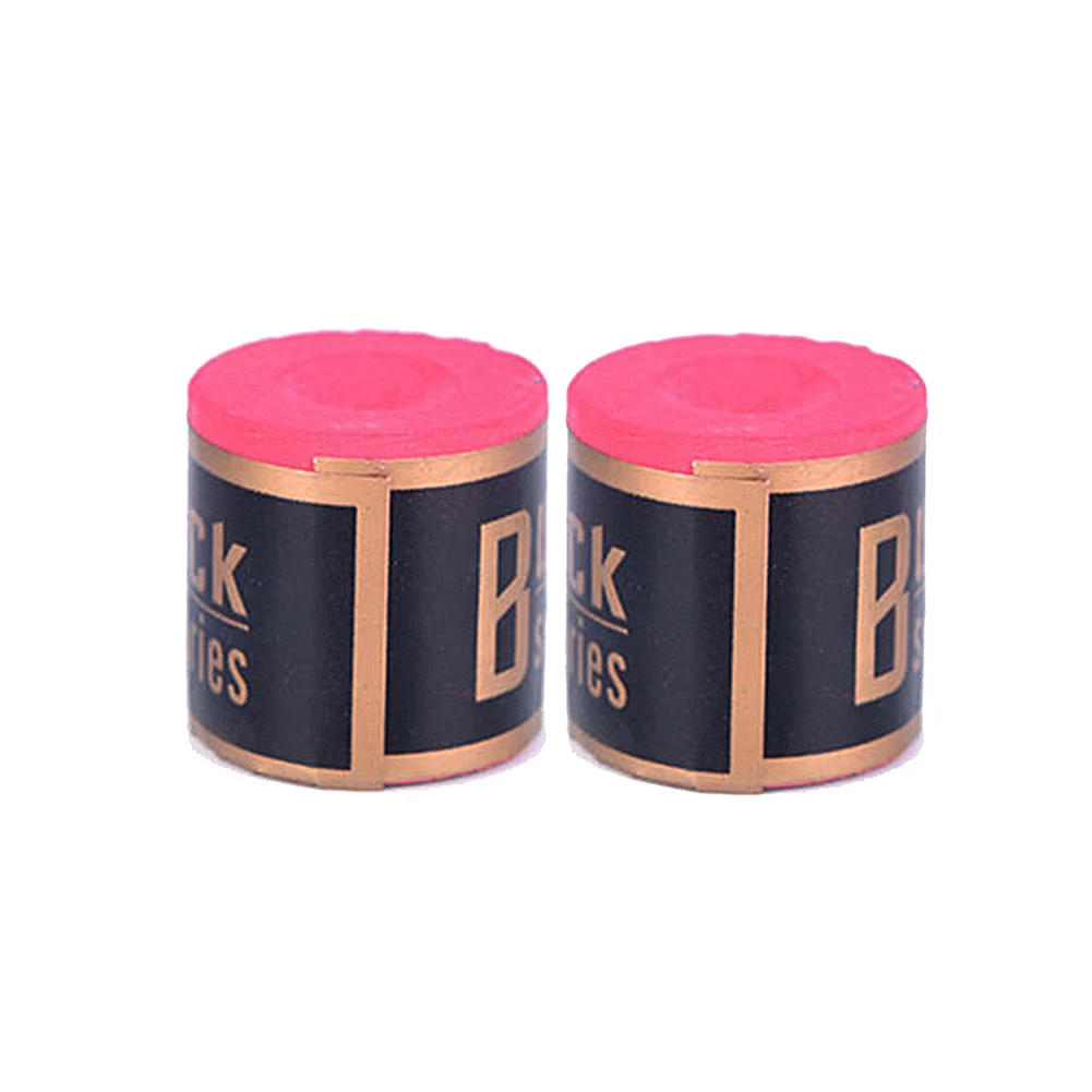 2pcs Billiard Chalks Pool Cue Stick Snooker Cylindrical Nontoxic No