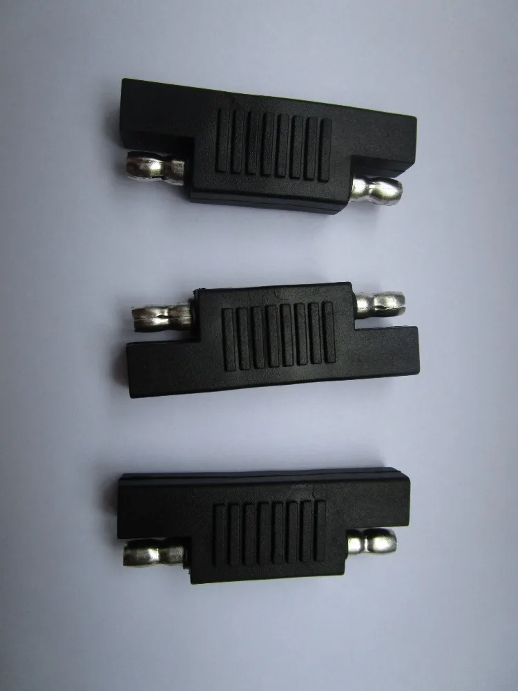 

100 pcs SAE to SAE DC Power Automotive Connector Plug Black Color