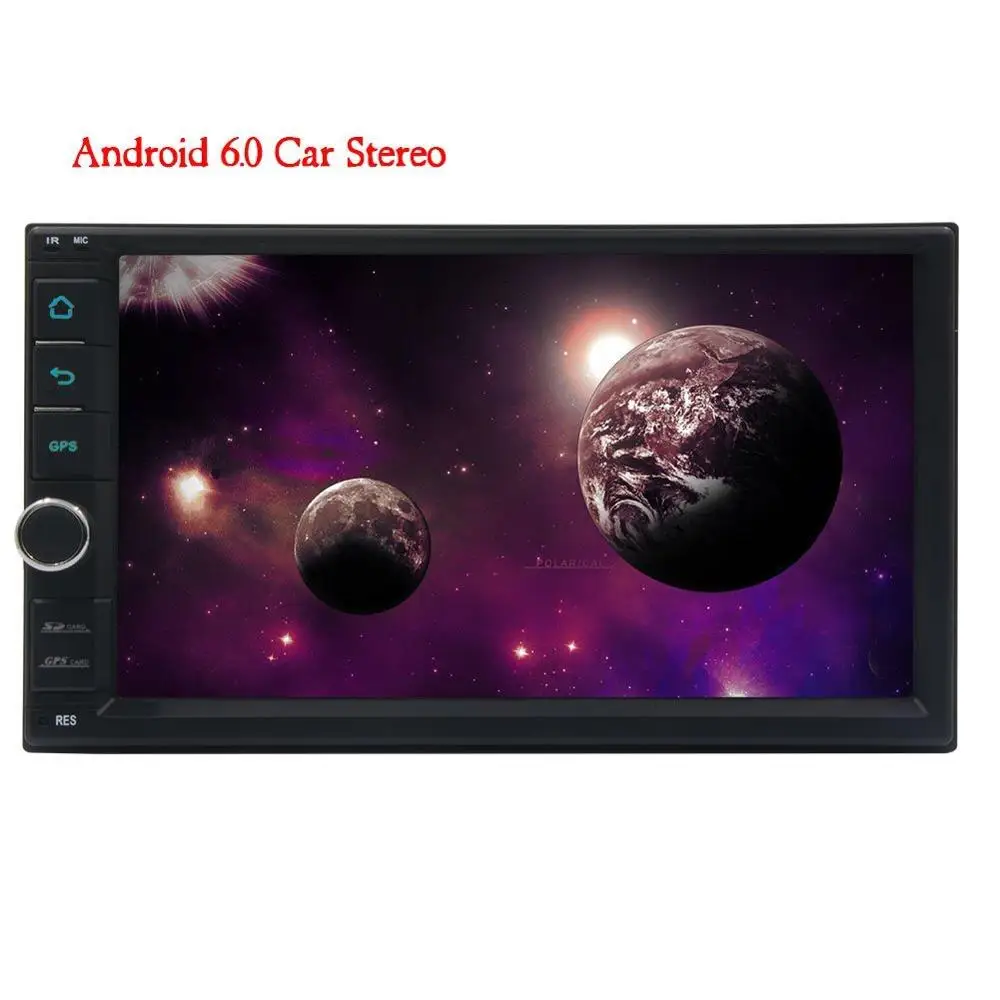buy Android 6.0 2din Car GPS Stereo 16G ROM Android 6.0 Head Unit 2Din in Dash Radio Auto GPS Navigation Wifi Support OBD2 3g 4g