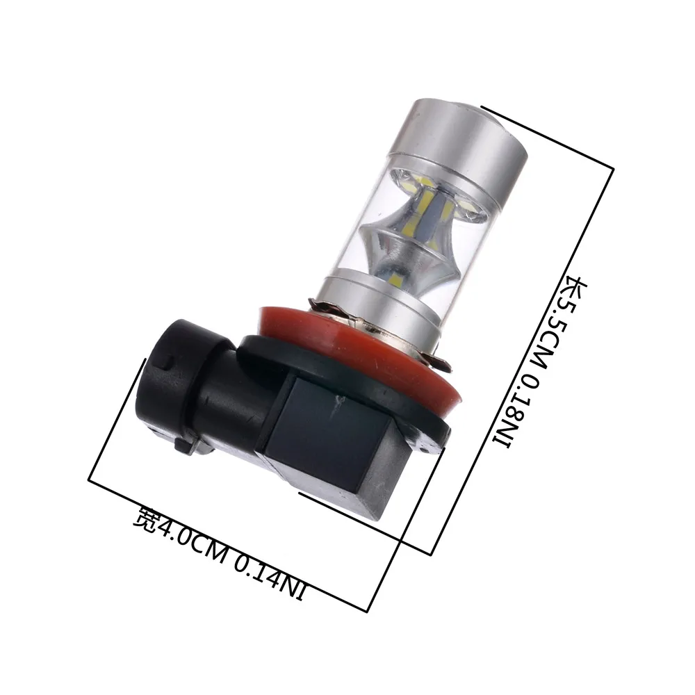Новая одежда для маленькой девочки 2 шт 60W 2323 12 Светодиодный H8 H11 высокое Мощность светодиодный автомобиль противотуманные фары