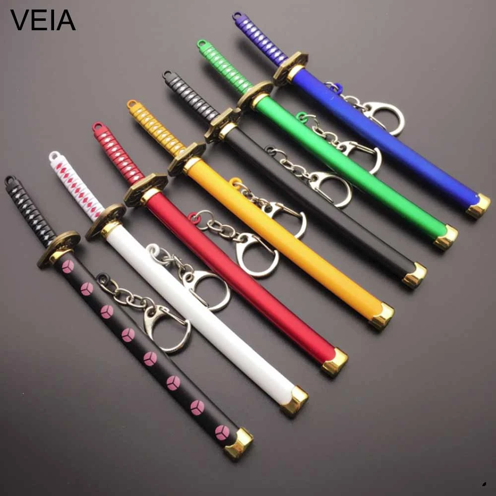 Naruto Samurai Sword Keyring Anime One Piece Weapon With Scabbard Keychain Bag Hanging Pendant Key Ring Chaveiro Gift Collection Chaveiro Carro Carro Chaveirokeychain Sword Aliexpress