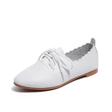 Модные весенние универсальные г-жа белый Простая повседневная обувь удобные модные, пикантные дышащие легкие женские туфли на плоской подошве 6,15