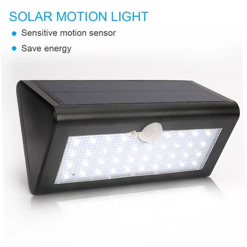 

Solar buiten lamp met bewegings sensor 38 LED Solar Light PIR Motion Sensor 3 Mode IP65 Outdoor Waterproof Exterior Wall Lamp