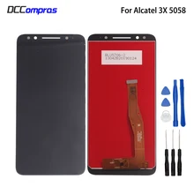 For Alcatel 3X 5058i 5058y 5058 LCD Display Touch Screen Assembly Panel Replacement For Alcatel 5058 Phone Screen LCD Display