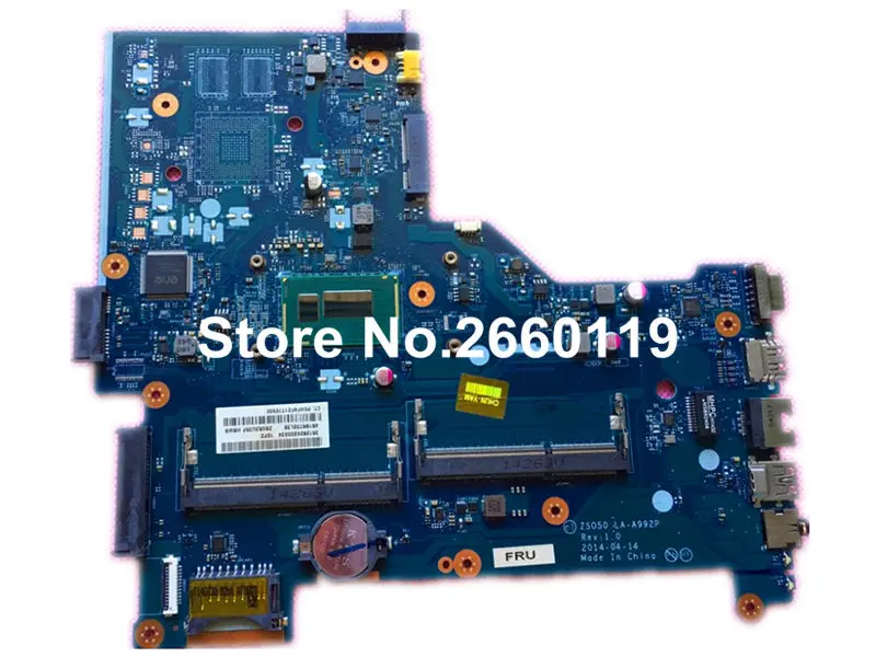 

laptop motherboard for HP 15-R 780120-601 LA-A992P system board with i5 cpu fully tested and working well