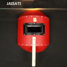 JAISATI Protective hand-held semi-automatic welding masks durable red steel paper edge