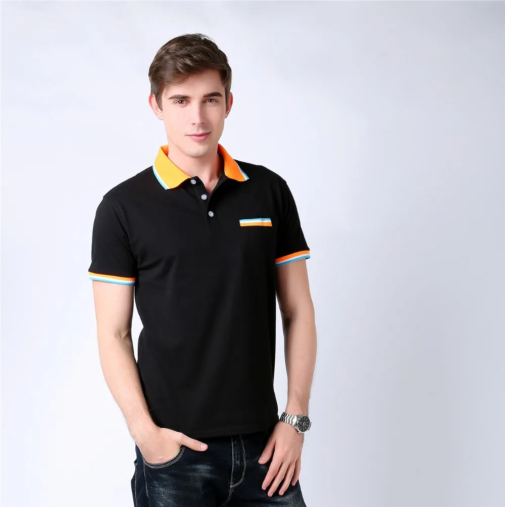 Aliexpress.com : Buy New Brand Polos Mens accept Custom Logo Printed
