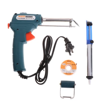 

220V 60W Automatic Send Tin Gun Electric Soldering Iron Rework Station Tools New