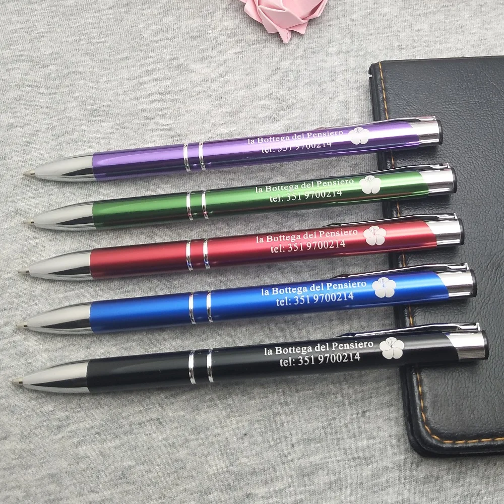 

Free company logo gift ideas laser engraved metal pens 30pcs a lot customized FREE with your pdf and cdr logo nice office pen