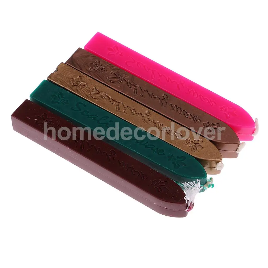 Vintage Envelope Sealing Logo Seal Wax Stamp Heart Carved for Xmas Party Invitation