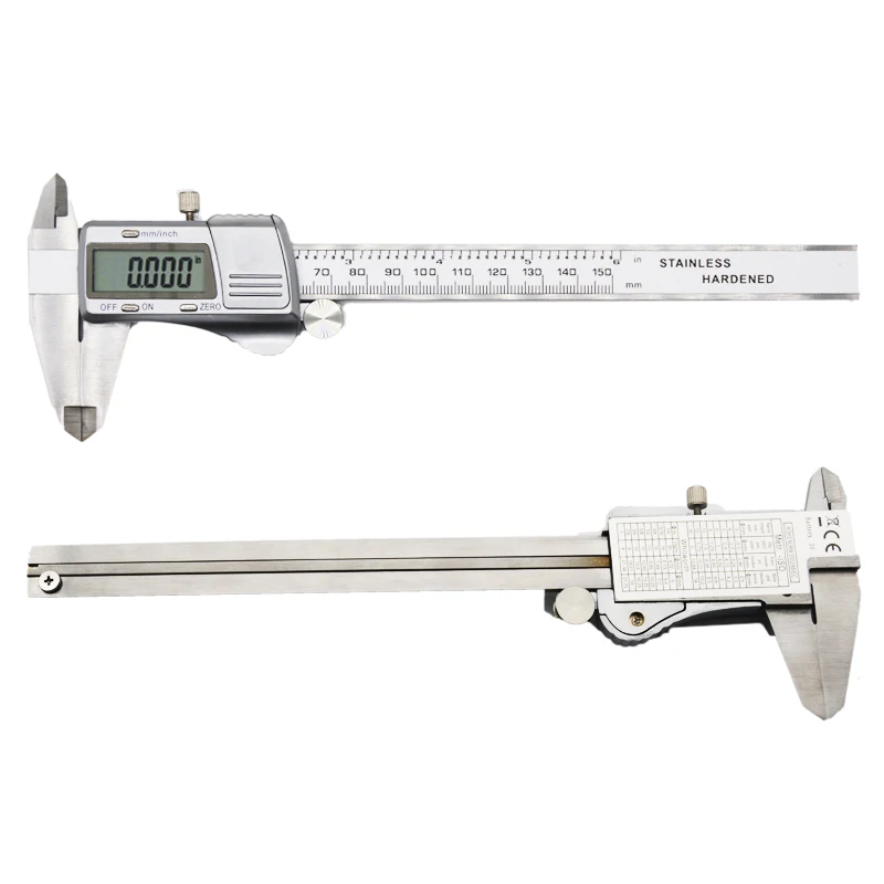 0-150 мм штангенциркуль из нержавеющей стали высокоточный электронный цифровой штангенциркуль измерительные и измерительные инструменты штангенциркули