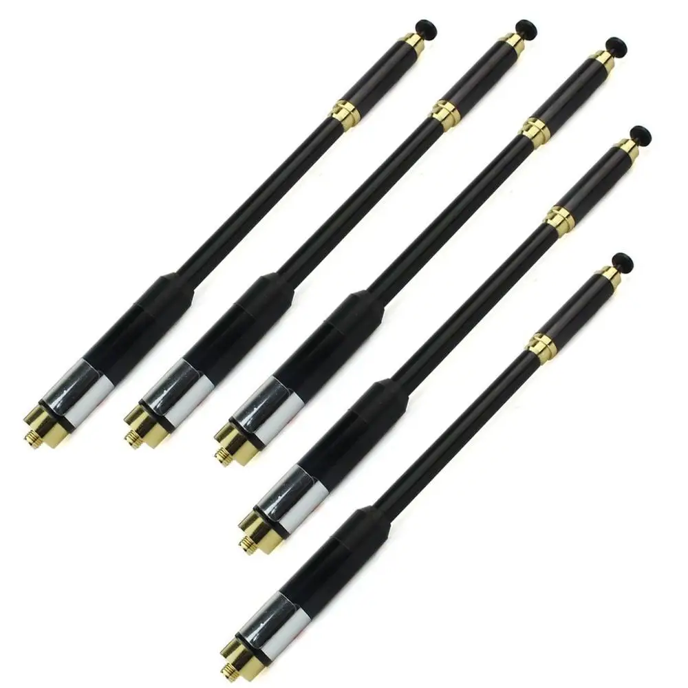 

5pcs AL-800 SMA-F Telescopic Antenna 144/430MHz for PRYME Kenwood HYT BAOFENG