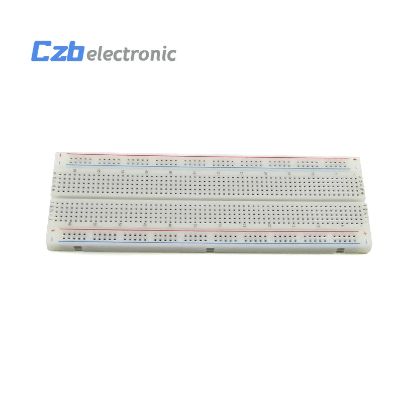 HS16B004 NEW MB-102 MB102 Breadboard 830Point 400 Tie Points Mini Solderless Prototype PCB Bread Board Test Develop DIY(6)
