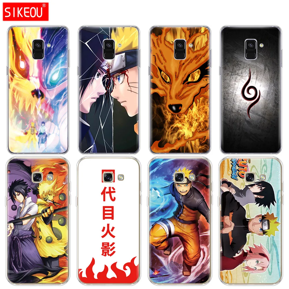

Silicone phone case cover for Samsung Galaxy A8 2018 A3 A310 A5 A510 A7 2016 2017 Naruto Sasuke Anime Yondaime Minato Namikaze