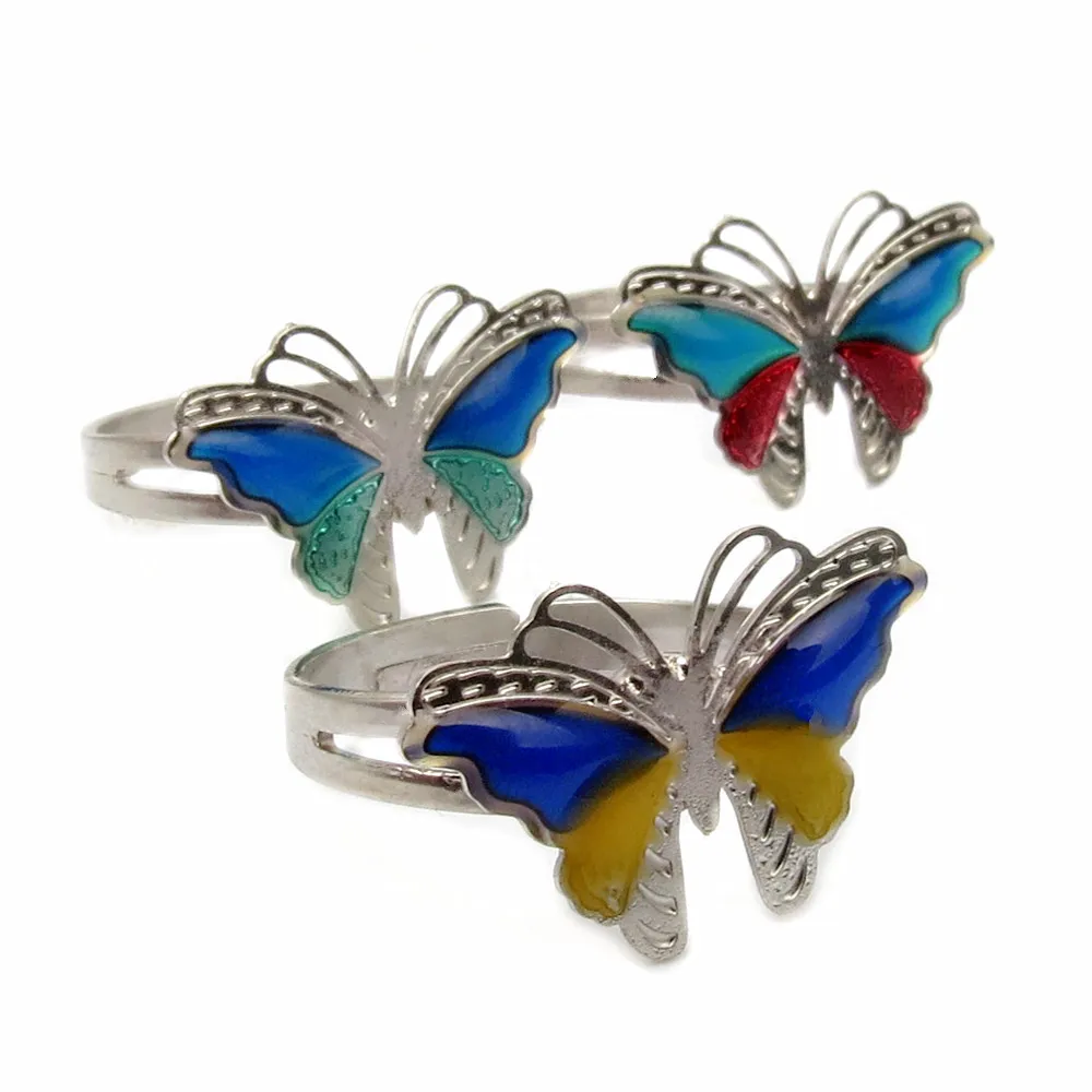 Butterfly Mood Ring girlmood ringrings girlsbutterfly mood ring