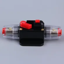 Автомобильный аудио выключатель ручной сброс S 100/80-Amp цепи ведьмы Agu Держатель предохранителя Быстрая и простая установка 1 шт