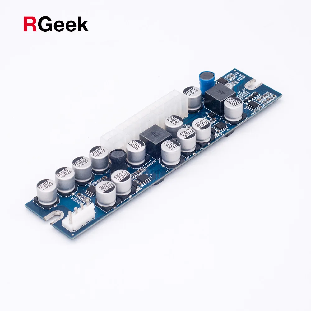 блок питания для компьютера 10 шт. rgeek DC ATX PSU 12 В 300 Вт Пико выключатель БП 24pin Mini ITX