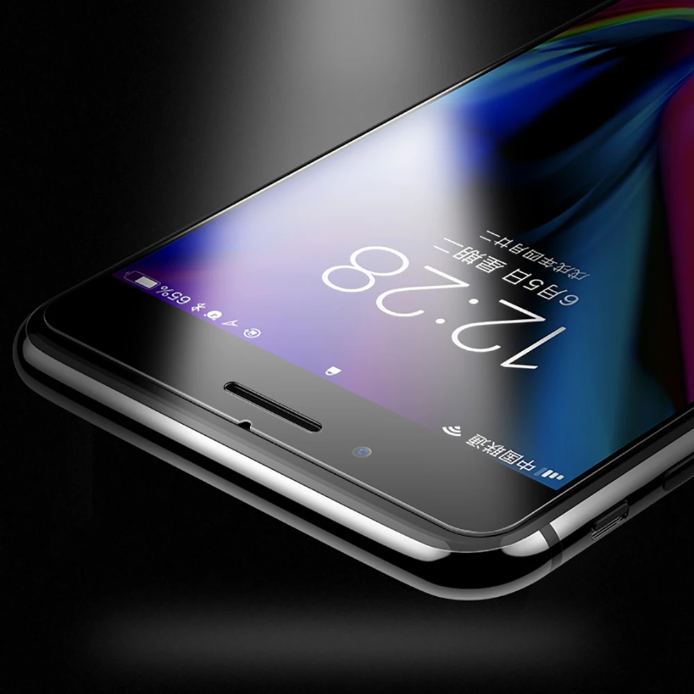 Ультратонкое закаленное защитное стекло для iPhone 7 6 6S XR 5S SE 4 защитная пленка 8 Plus XS