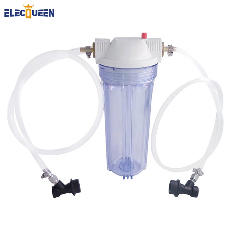 

10" Beer Filter Housing with 30" Lengths of Tubing and Liquid Ball Lock Fittings Home Brewing High Quality