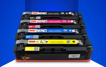 

4pc/set new compatible CF500A CF501A CF502A CF503A with chip used for Color LaserJet Pro MFP M281fdw M254dw printer cartridge