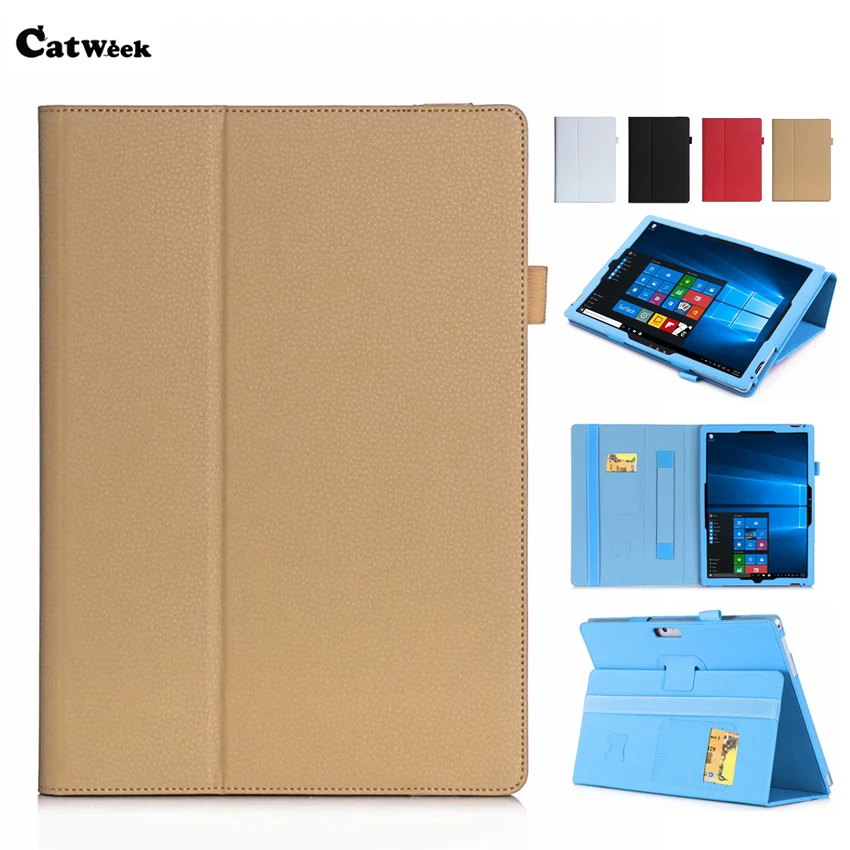 

Surface Pro 4 5 6 PU Leather Case Cover 12.3'' Slim Protective Stand For Microsoft Surface pro 3 5 6 Tablet PC Skin Put Keyboard