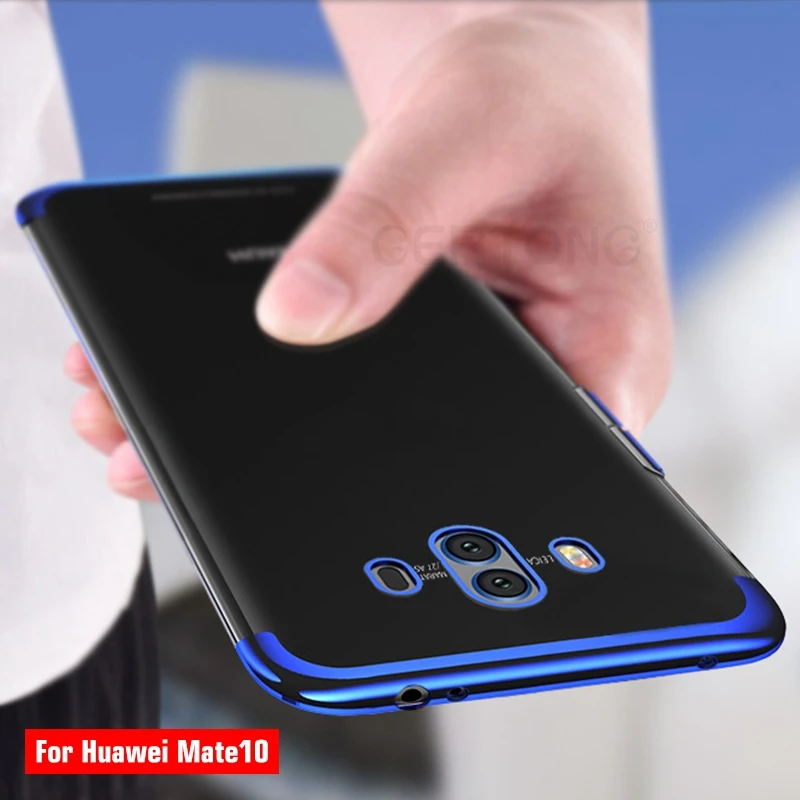 Прозрачный мягкий силиконовый чехол из ТПУ для Huawei Mate 20 X 10 P20 Lite Nova3e P10 покрытие