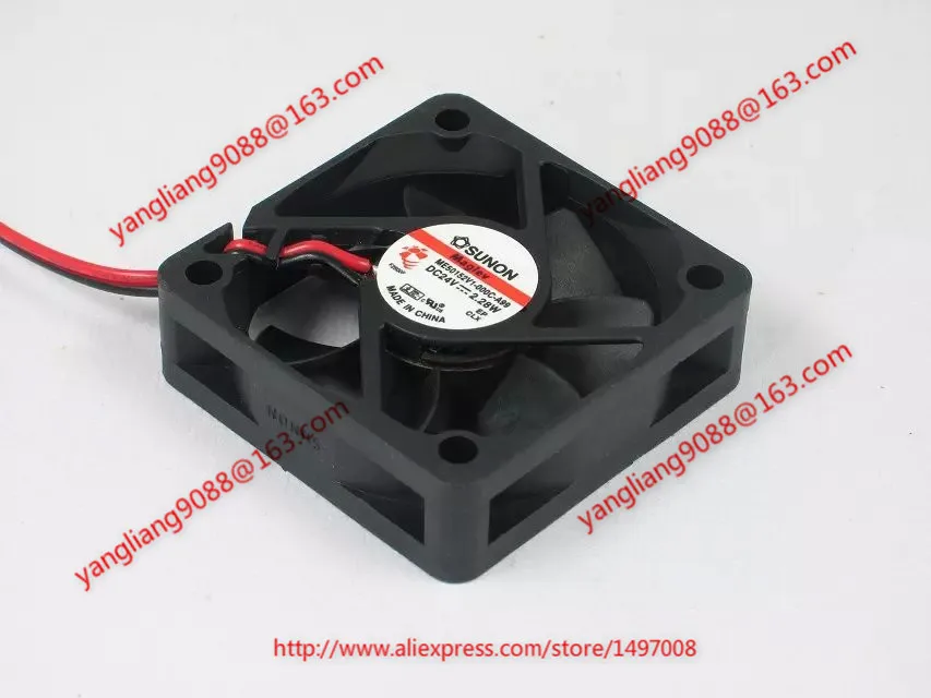 

SUNON ME50152V1-000C-A99 DC 24V 2.28W 50x50x15mm Server Cooling Fan