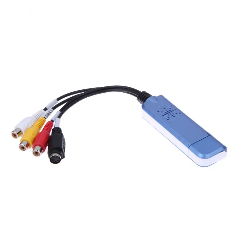 Портативный USB 2,0 конвертер аудио видео Контроль яркости контрастности и насыщенности захвата адаптер устройство захвата для Win XP 7 8