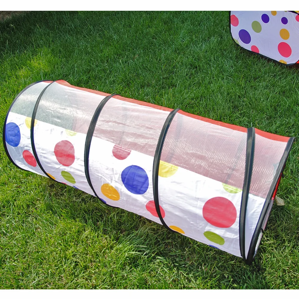 3 шт./компл. складной бассейн-трубка-вигвама детская игровая палатка дом младенцы дети ползают туннель из труб Игровая палатка океан мяч