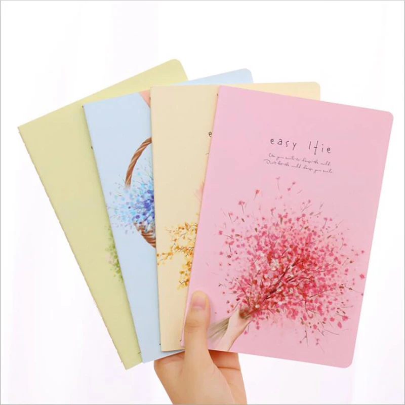 4PCS Portable Traveler Notebook A5 Office Notepad Creative Student