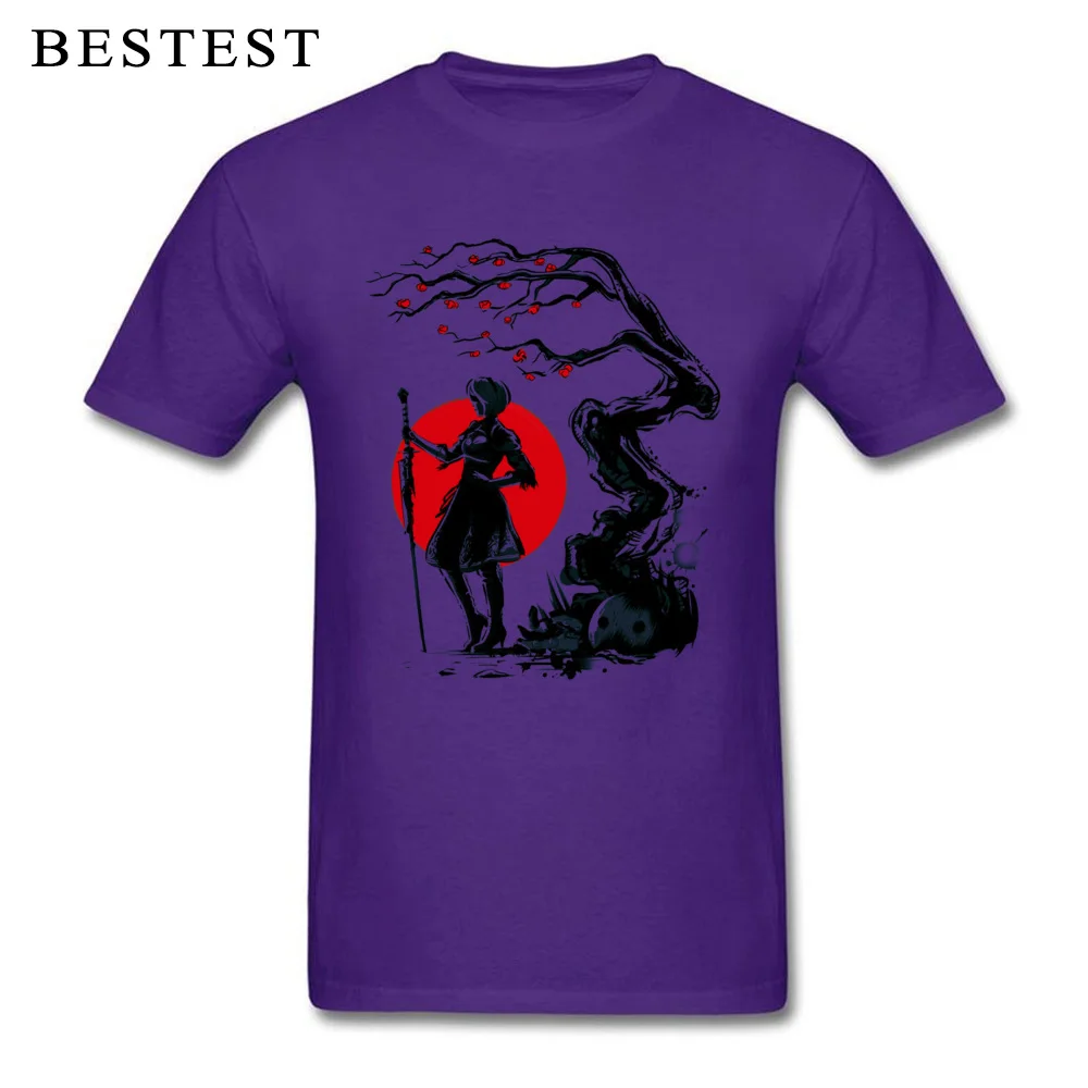 2B Under the Sun 19471 Pure Cotton Top T-shirts for Men Short Sleeve Casual T Shirt Plain Father Day Crewneck Tshirts Casual 2B Under the Sun 19471 purple