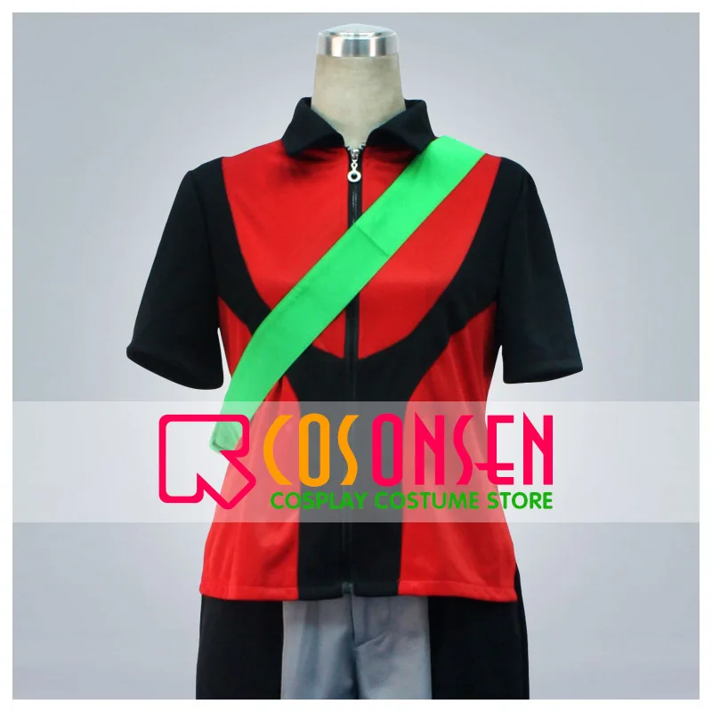 

COSPLAYONSEN Pokemon Emerald Yuuki Cosplay Costume Full Set All Size Custom Made