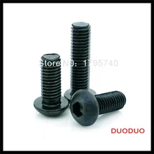 (50 pc/lot) M2,M2.5,M3,M4 *L =4~50mm grade 10.9 class ISO7380 alloy steel Hex socket button head cap screw