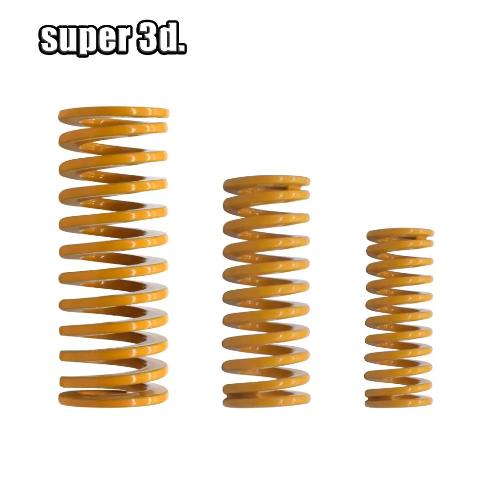 3D Printer Parts Spring for Heated Bed Leveling Extruder Strong Spring Bore 3/4/5mm Outer Diameter 6/8/10mm Length 15/20/25mm - 3