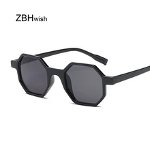 Новая мода восьмиугольник Квадратные Солнцезащитные очки для женщин мужские брендовые дизайнерские солнцезащитные очки зеркальные черные солнцезащитные очки женские