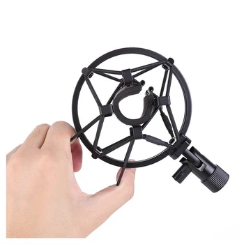 

miniphone Shock Mount 25MM/45mm /50mmDiameter Condenser Mic Black