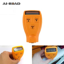 GM200 толщиномер для нанесения краски, тест er, ультразвуковая пленка, мини-машина для испытания краски, измеритель толщины, руководство по России