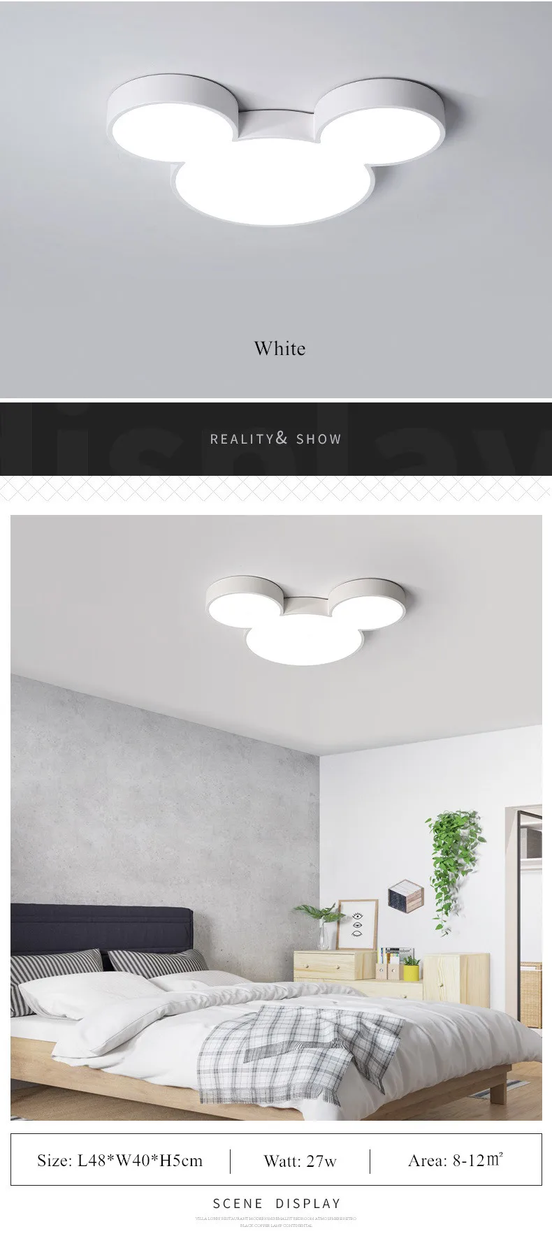 modern led chandelier ceiling lamp fixture 5