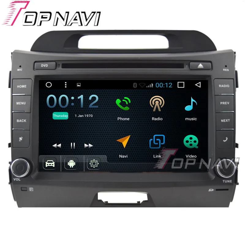 Topnavi 8" Quad Core 16G Android 6.0 Car DVD Multimedia Player for KIA