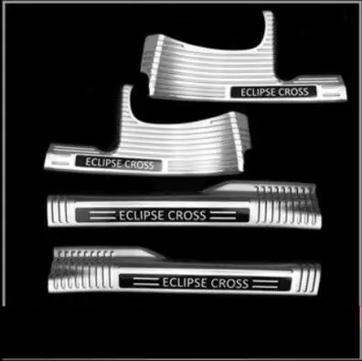 Внутренняя внешняя накладка из нержавеющей стали для автомобиля/порог дверь порога для Mitsubishi Eclipse Cross автомобильный Стайлинг