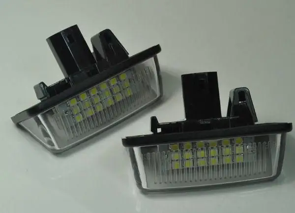 2x Белый светодиодный номерной знак для Toyota Corolla 9 E120 E130 2000 2006|plate light|led license plate