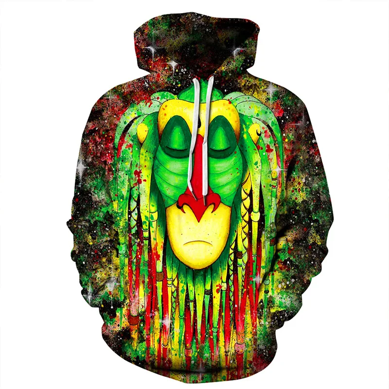 

3D Print Unhappy Angry Indian Hoodies Women/Men Indie Folk Style Streetwear Sweatshirts Girls 2018 Fashion Green Jackets Clothes